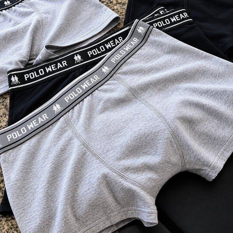 ➡️ Kit com 10 Cuecas Boxer Algodão Polo Wear
