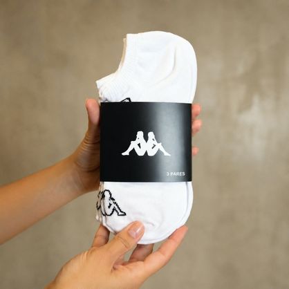 🚚 Kit 9 Pares Meias Kappa Sapatilha Soquete Invisível Original