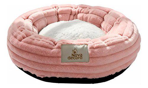 🐾 Cama Cachorro Gato Ninho Caminha Pet Redonda Rose