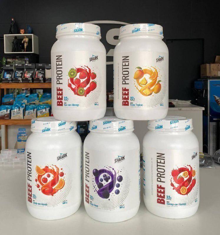 🚚 Beef Protein Isolado Hidrolisado 900g Shark