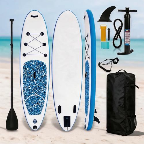 🚚 Kit Prancha Sup Inflável Completa 320cm Azul Com Acessórios