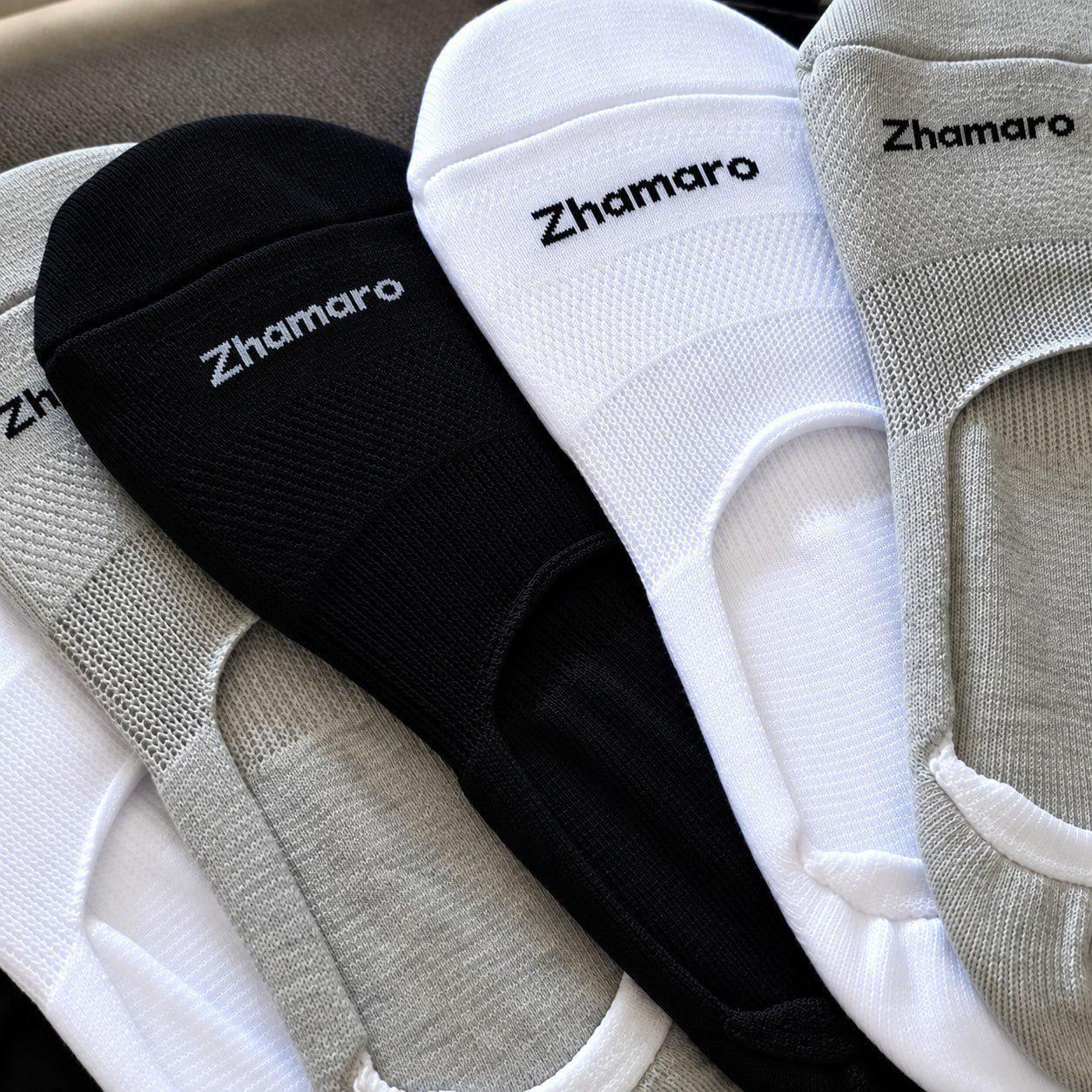 🚚 Kit com 10 Pares Meias Zhamaro Sapatilha Invisível