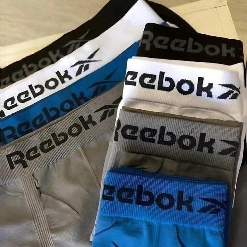 ➡️ Kit 6 Cuecas Boxer Classic Reebok