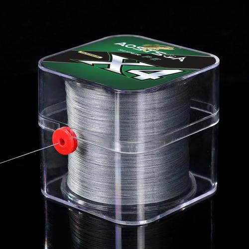 🚚 Linha De Pesca Multifilamento 500m Pe 4 Fios Super Forte X4 Cor Cinza-0.28mm-16kg-3.0