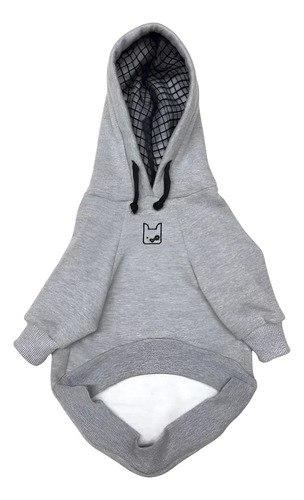 🐾 Moletom Pet Roupa Inverno Cachorro Cinza