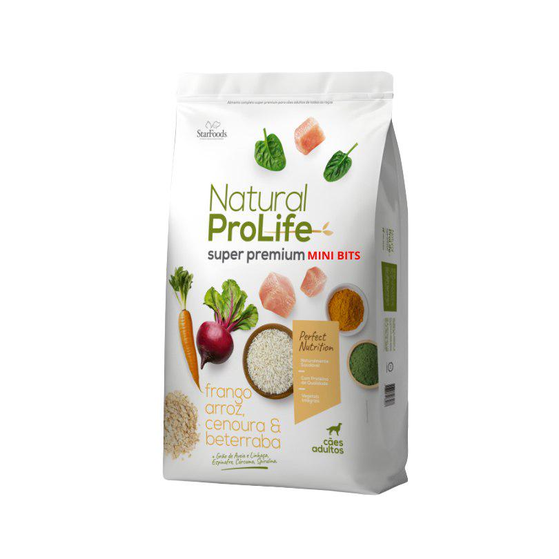 🐾 Ração Natural Pro Life Cães Raças Pequenas Super Premium 15kg