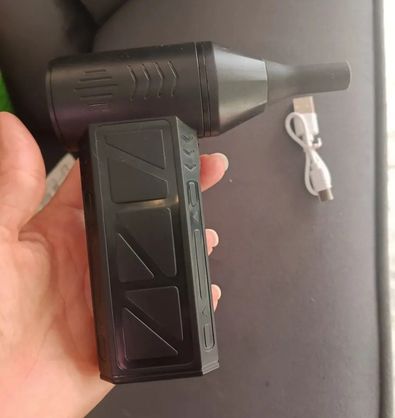 ➡️ Soprador de Ar Turbo 130.000RPM USB Recarregável, 3 Velocidades