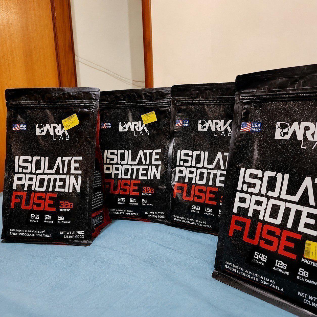 ➡️ Whey Isolate Protein Fuse 900g Sabor Baunilha - Dark Lab