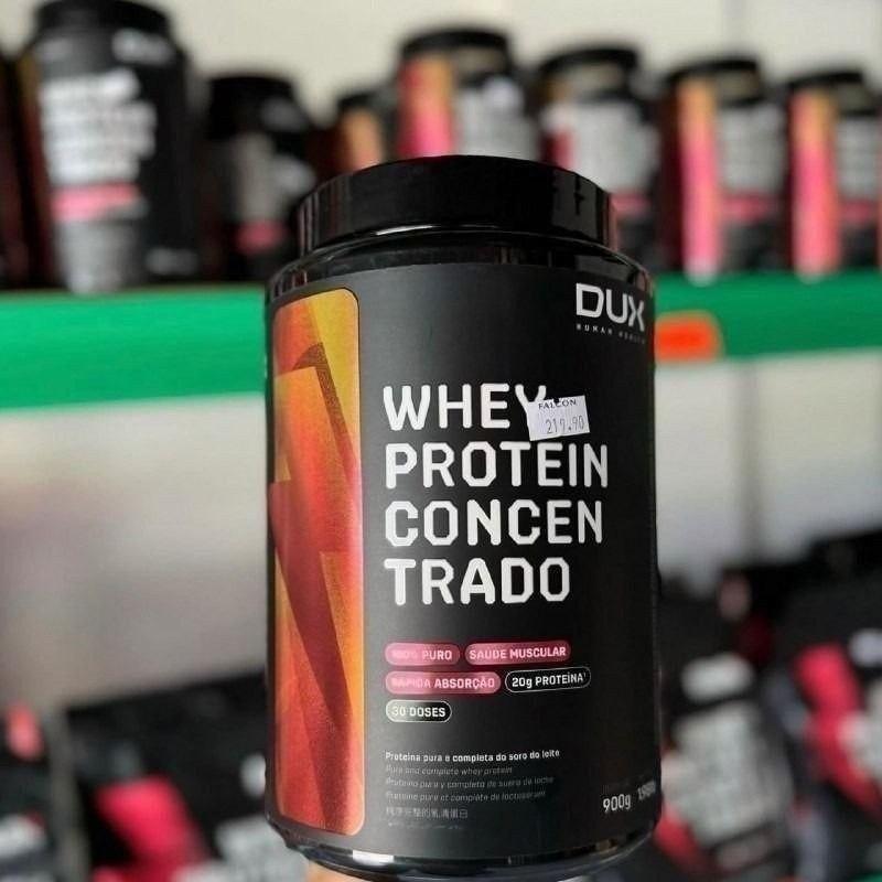 ➡️ Whey Concentrado 900g Sabor Baunilha - Dux