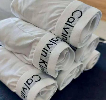 ➡️ Kit 2 Cuecas Masculinas Boxer Branca Calvin Klein