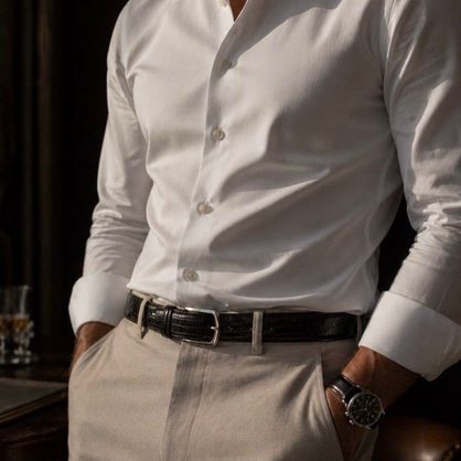 ➡️ Camisa Social Manga Curta Slim