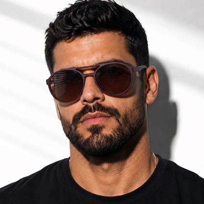 ➡️ Óculos de Sol Redondo Proteção UV400