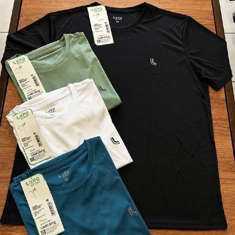 ➡️ Kit com 2 Camisetas Dry-Fit Lupo