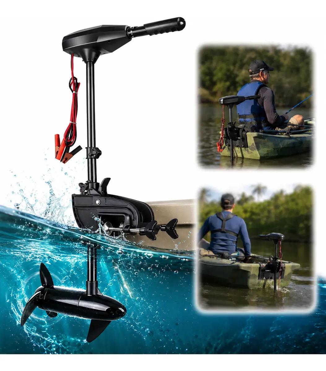 🚚 Motor Elétrico Digital 12v 56lbs 612w Para Caiaques E Pesca