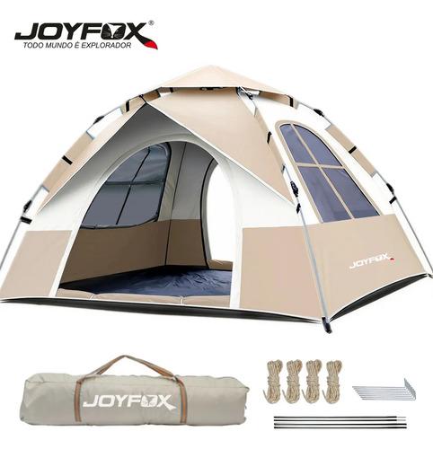 🚚 Barraca De Camping Automatica Instantânea JOYFOX 3-4 Pessoas Acampamento Barraca Automatica Impermeável 1000mm 21