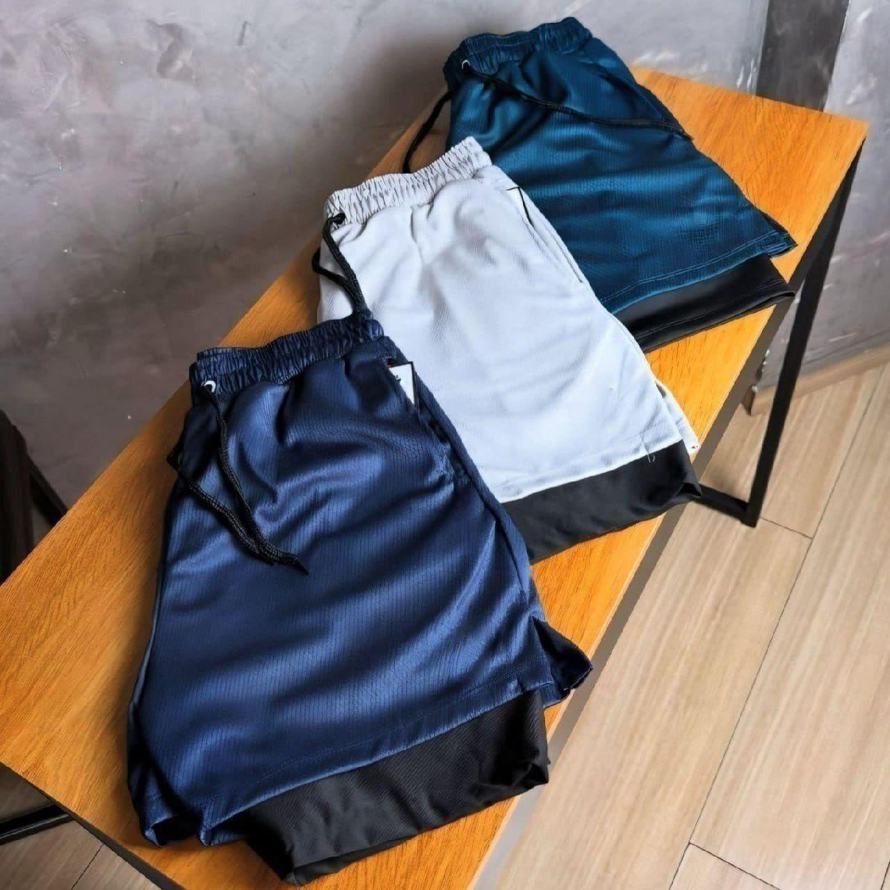 ➡️ Kit com 4 Shorts 2 Em 1 Duplo