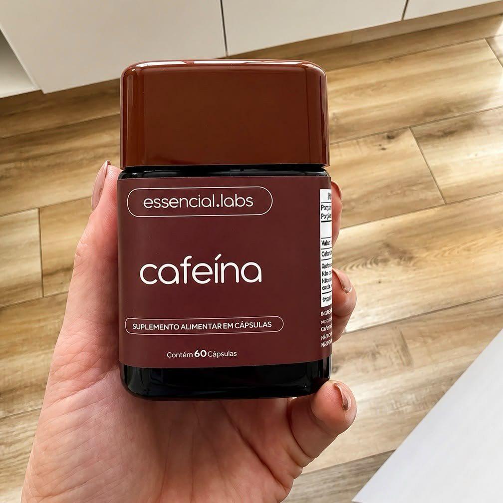 ➡️ Cafeína 100% Pura 60 Cápsulas - Essencial Labs