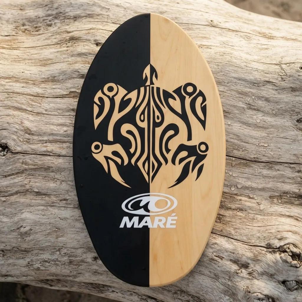 🚚 Prancha Skimboard Maré Surf Sonrizal Madeira Estampas