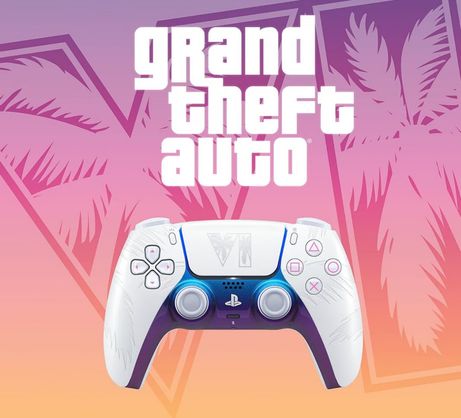 ➡️ Controle sem fio DualSense Branco - Edição Limitada Grand Theft Auto VI