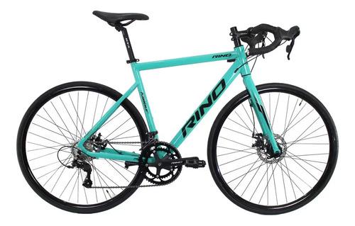 🚚 Bicicleta Aro 700 Rino Speed Gaya Aluminio 2x9v Disc Cor Azul-turquesa Tamanho Do Quadro 51 Cm