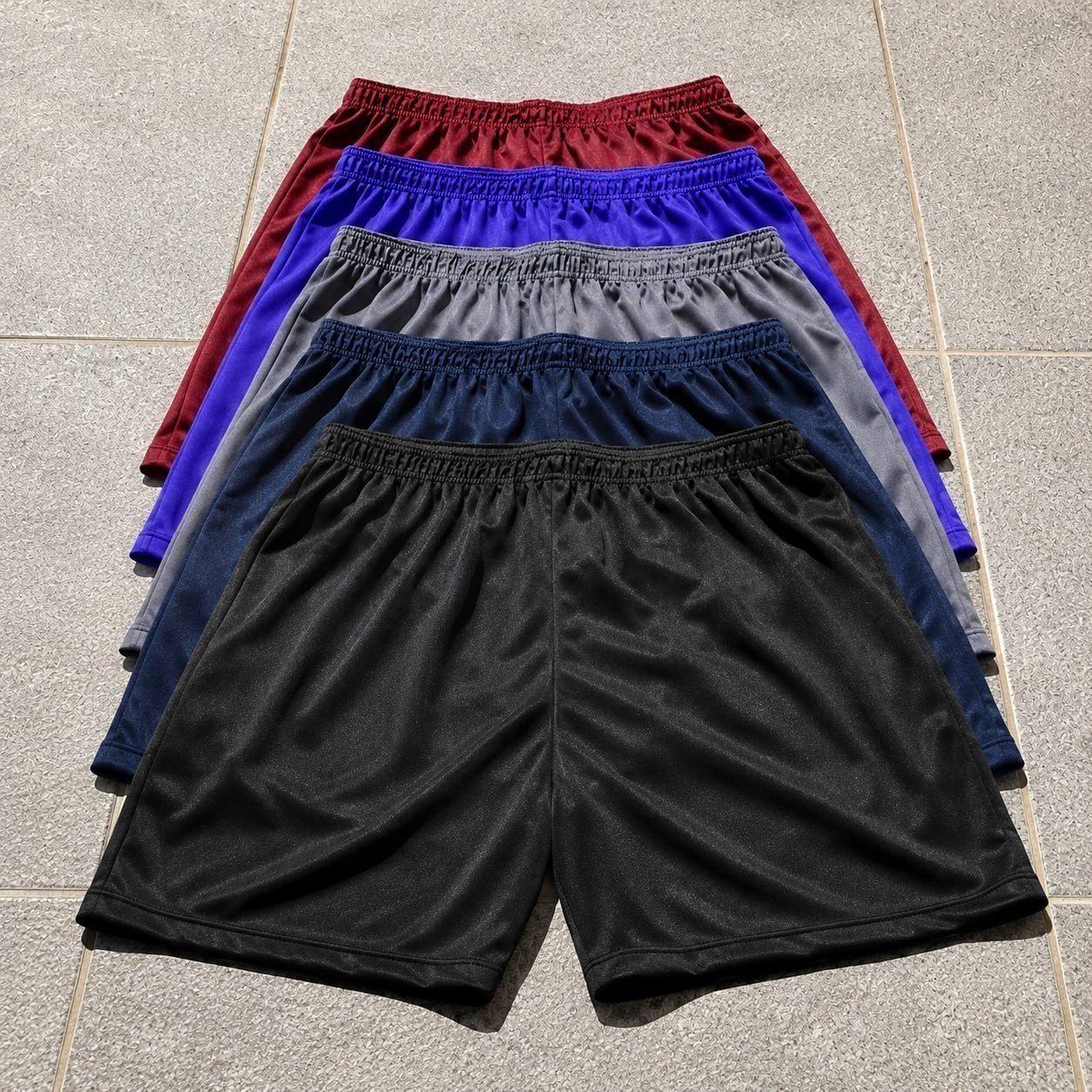 ➡️ Kit 5 Bermudas Masculina Poliéster - PH