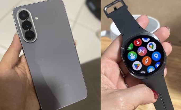 ➡️ Samsung Combo: Galaxy A57 5G, 128GB, Cinza + Galaxy Watch8 BT 40mm