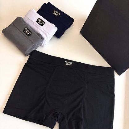 ➡️ Kit com 4 Cuecas Boxer Reebok Algodão