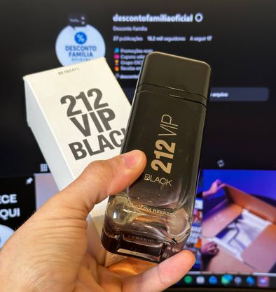 ➡️ 212 Vip Men Black Perfume Masculino Eau de Parfum 100ml