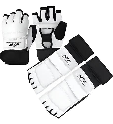 🚚 Kit Luva E Meia Taekwondo - Wtf Oficial (competição)