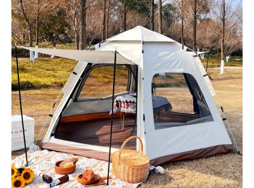 🚚 Barraca Automática Pop Up Joyfox 6 a 8 Pessoas UV50+ 2 Portas 4 Janelas