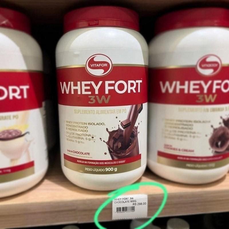 ➡️ Whey Fort 3w 900g Chocolate - Vitafor