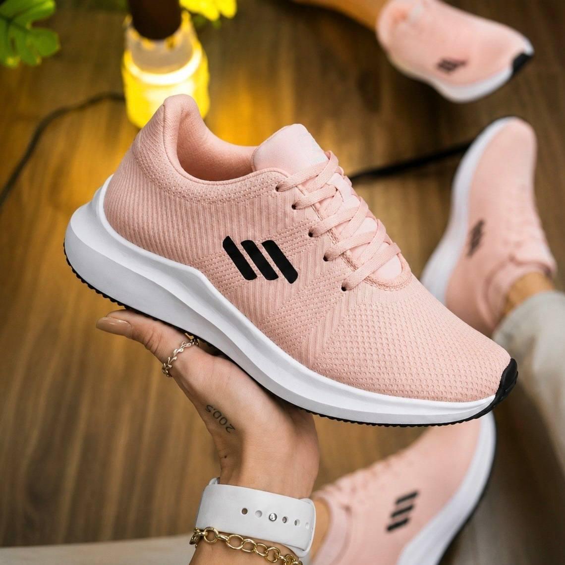 🚚 Tênis Feminino Academia Treino O2x Original Ortopédico Cinza