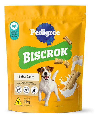 🐾 Biscoito Pedigree Biscrok Para Cães Adultos Raças Pequenas, 1 kg