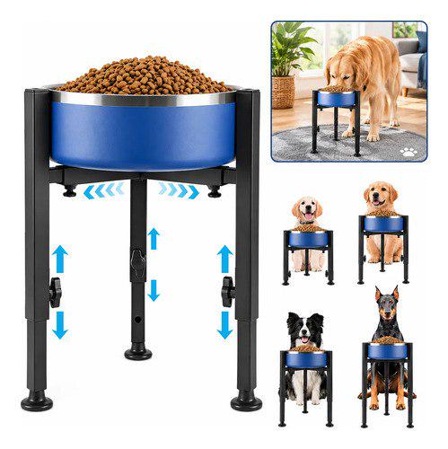 🐾 Comedouro Bebedouro Elevado Cachorro Cães Regulável 21 -38cm