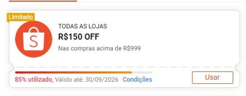 O CUPOM TA ESGOTANDOOO