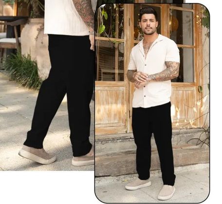 ➡️ Calça Linho Casual Com Bolso (5 cores)