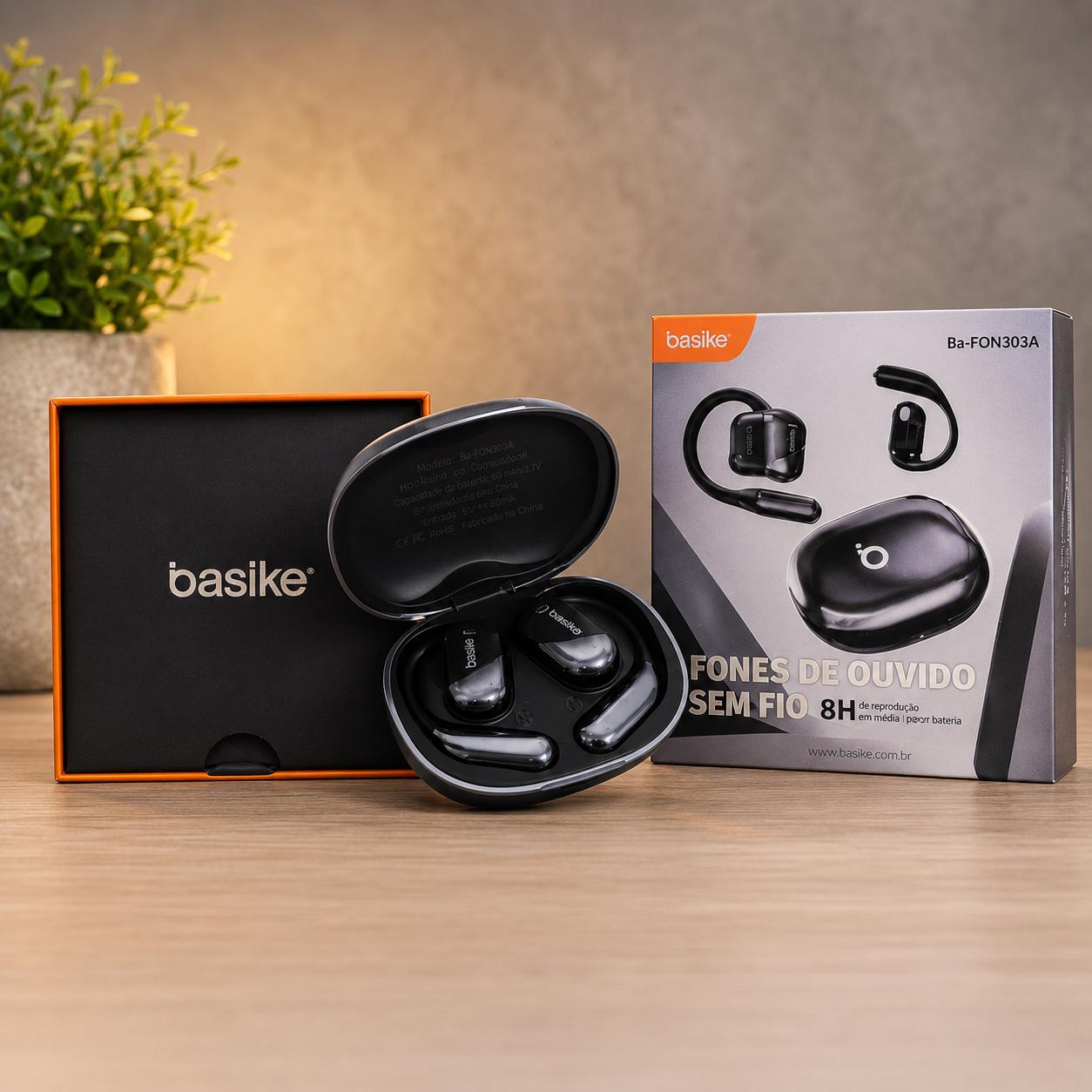 🚚 Basike Fone De Ouvido Bluetooth Sport