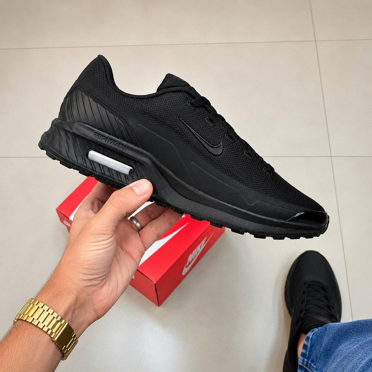 ➡️ AIR MAX ALL BLACK ESTILEIRA