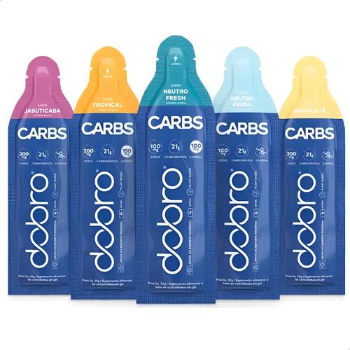 🚚 Kit 5 Dobro Carbs Gel 20g De Carboidratos Todos Os Sabores