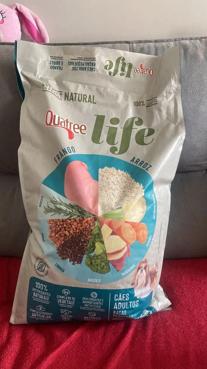 🐾 Ração Quatree Life Ad Raças Pequenas 10,1kg Sem Transgênicos