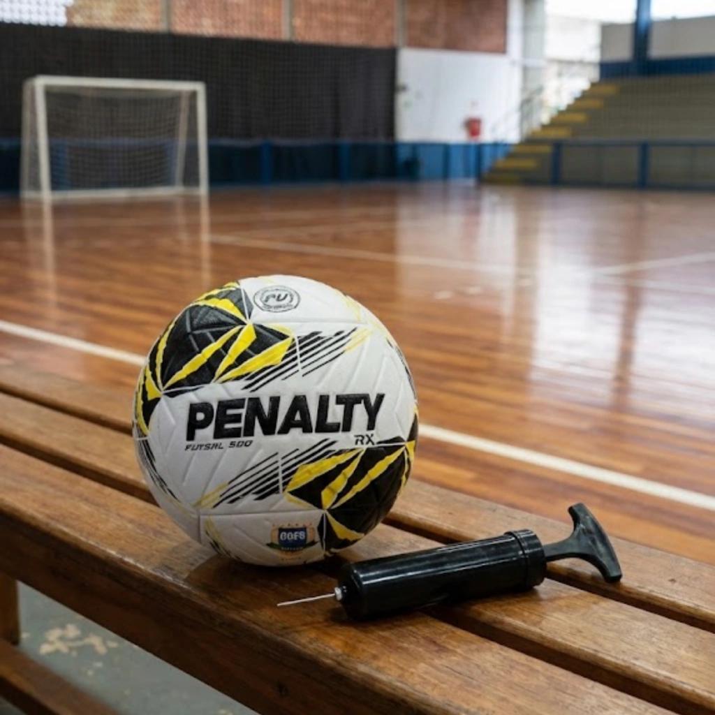 🚚 Bola Futsal Penalty Rx 500 Futebol de Quadra Adulto Cor Branco/Amarelo/Preto Durabilidade e Resistencia
