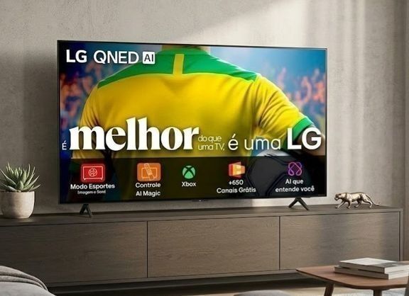 ➡️ Smart TV 4K 50" LG QNED Processador AI α7 Ger8