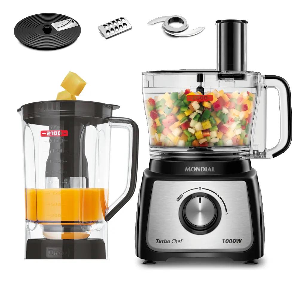 🚚 Multiprocessador Turbo Chef 5 Em 1 Mondial 1000W MPN-01-B