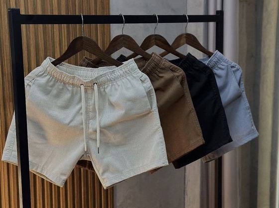 ➡️ Kit 4 Short Linho