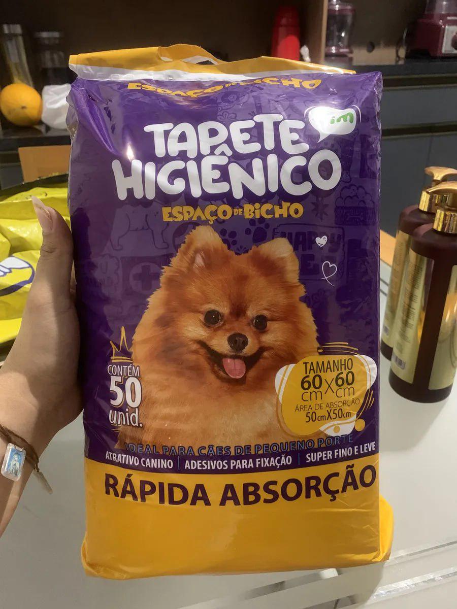 🐾 *Tapete Higienico Espaço De Bicho 50 Unidades*