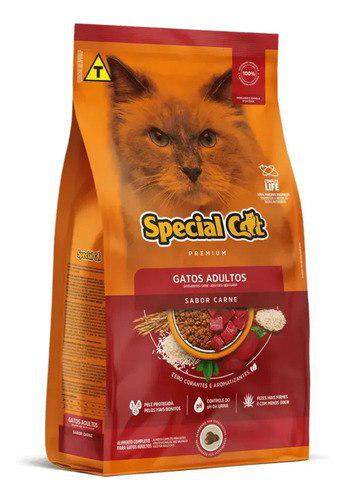 🐾 Ração Special Cat Carne Premium Gato Adulto Ração 10,1kg