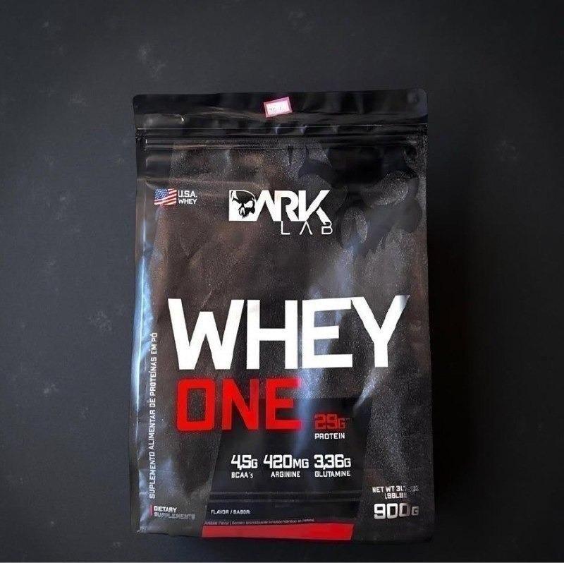 🚚 Whey One Protein 900g - Dark Lab Sabor Chocolate