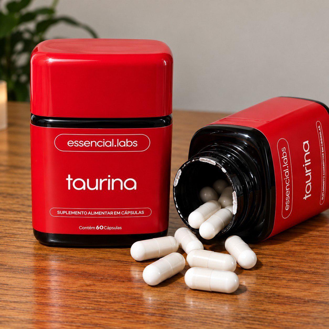 ➡️ Taurina 60 Cápsulas - Essencial Labs