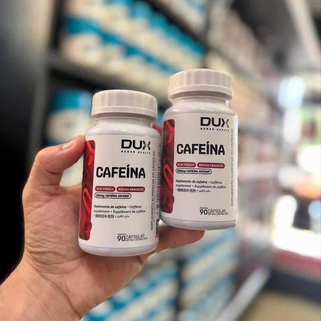 🚚 CAFEÍNA DUX 200mg 90 CAPSULAS
