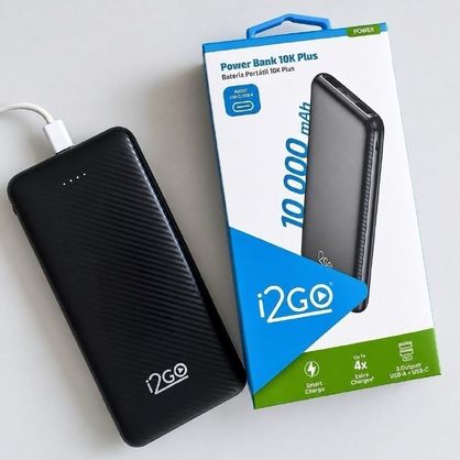 ➡️ Carregador Portátil Power Bank I2go 10.000mah